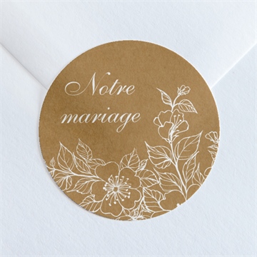 Sticker mariage belle découverte sticker