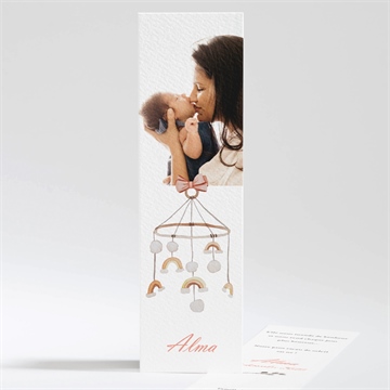 Faire-part naissance joli petit mobile
