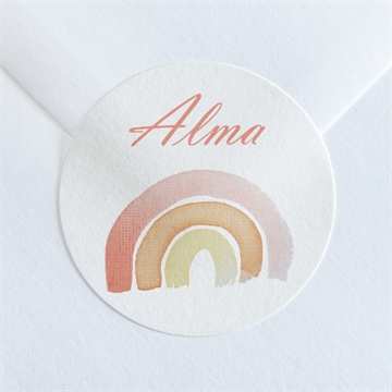 Sticker naissance joli petit mobile