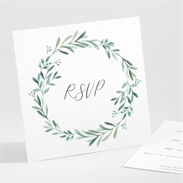 Carton réponse mariage semer notre amour