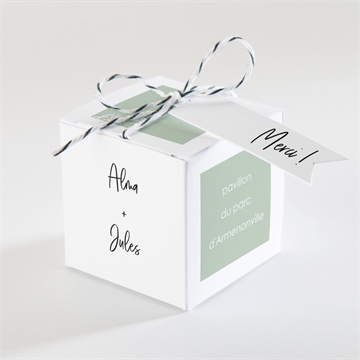 Boîte de dragées mariage beauté à fleurir