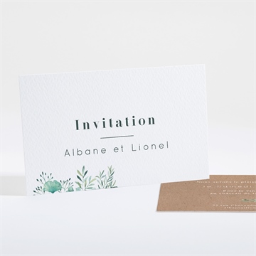 Carton d'invitation mariage let our love grow ! magnet