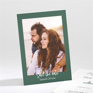 Save the Date mariage trésor en médaillon