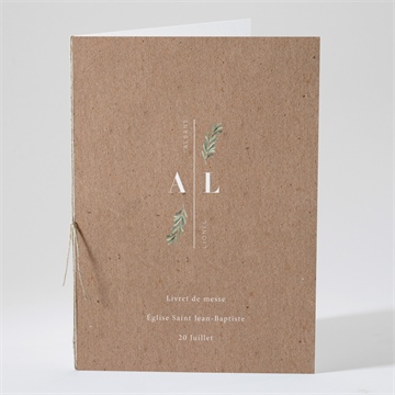 Livret de messe mariage let our love grow ! magnet