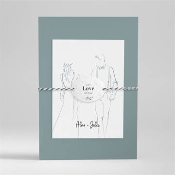 Faire-part mariage réf. N99133