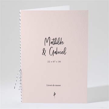 Livret de messe mariage dites-le avec des fleurs
