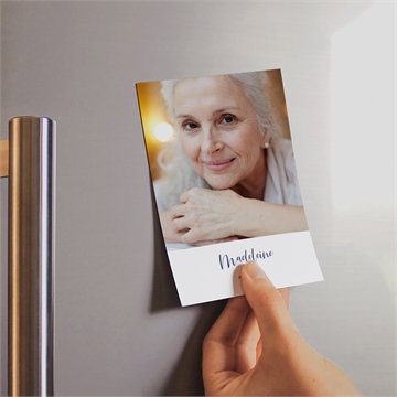 Remerciement décès en profonde sérénité magnet - Mise en situation