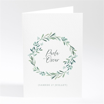 Menu mariage semer notre amour