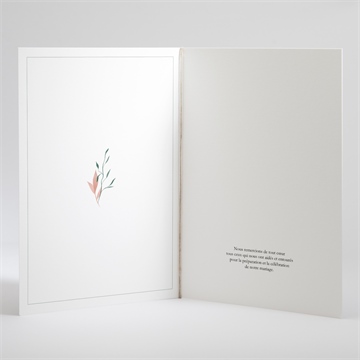 Livret de messe mariage on sème - Intérieur du livret