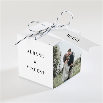 Boîte de dragées mariage so nature !