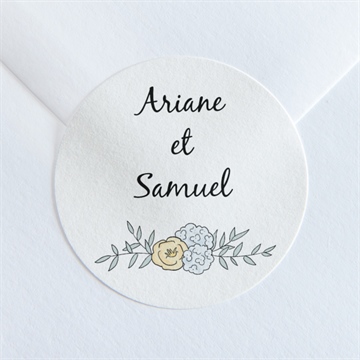 Sticker mariage guinguette