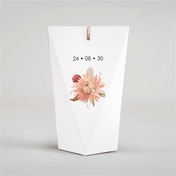 Boîte surprise mariage en délicatesse - Dos de la boîte