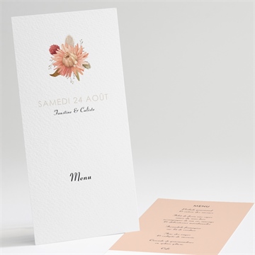 Menu mariage en délicatesse