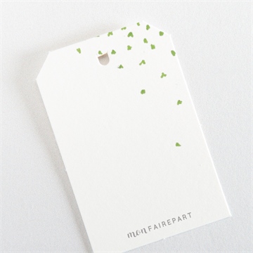 Etiquette mariage fusion champêtre - Dos de l'étiquette