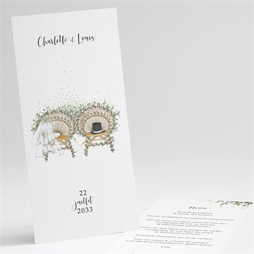 Menu mariage fusion champêtre