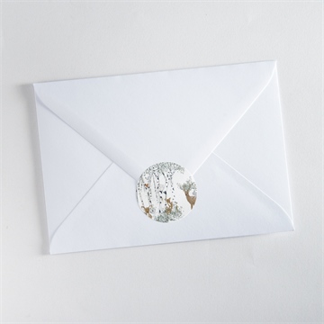 Sticker naissance a l’orée du bois - Mise en situation