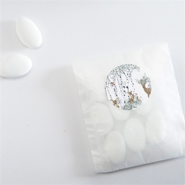 Sticker naissance a l’orée du bois - Mise en situation