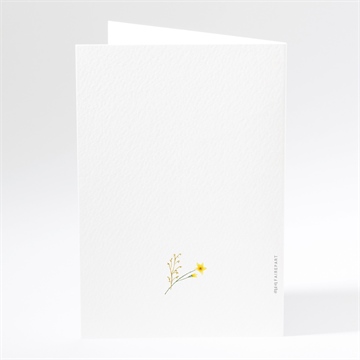 Livret de messe mariage fleurs des champs - Dos du livret