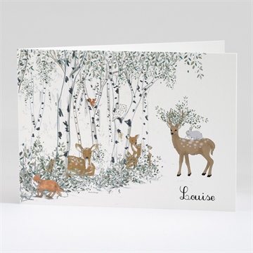 Faire-part naissance ma petite clairière