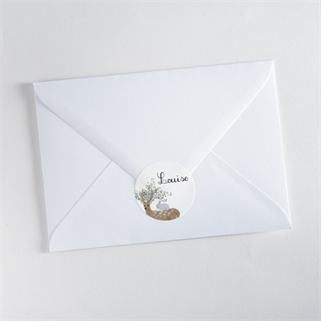 Sticker naissance ma petite clairière - Mise en situation