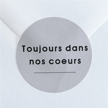 Stickers décès hommage photomaton