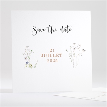 Save the Date mariage complicité étiquette