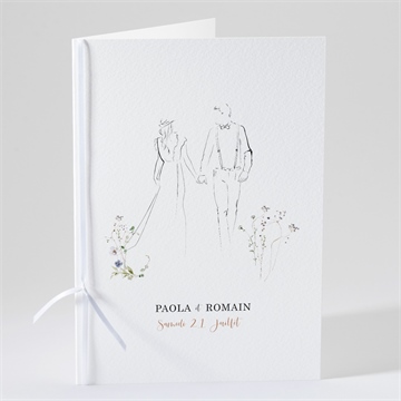 Livret de messe mariage complicité étiquette