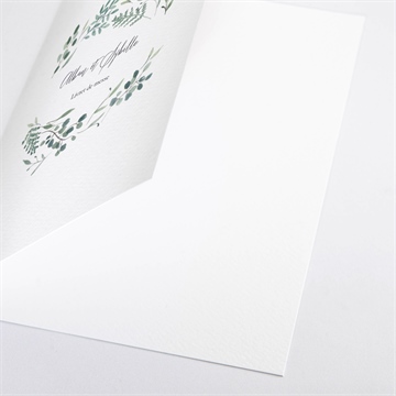 Livret de messe mariage bouquet provençal - Détail du livret