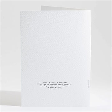 Livret de messe mariage jolie esquisse - Dos du livret