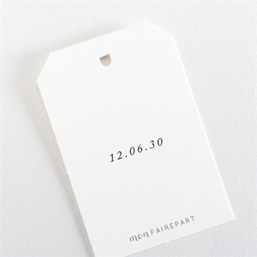 Etiquette mariage jolie esquisse - Dos de l'étiquette