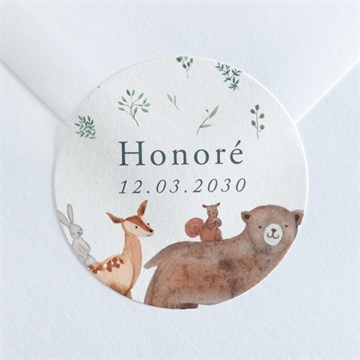 Sticker naissance la joyeuse bande magnet