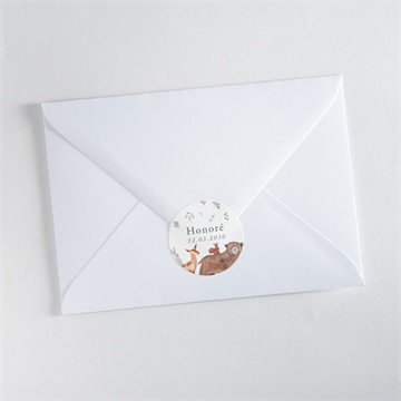 Sticker naissance la joyeuse bande - Mise en situation