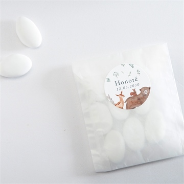 Sticker naissance la joyeuse bande - Mise en situation