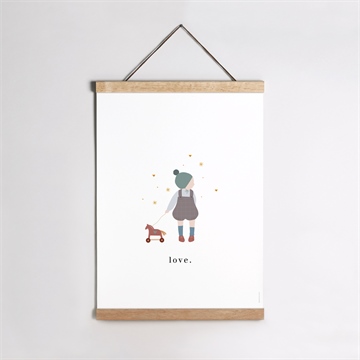 Affiche naissance tendre écrin