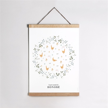 Affiche naissance la joyeuse bande magnet