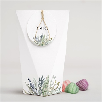 Boîte surprise mariage délicatesse d’aquarelle