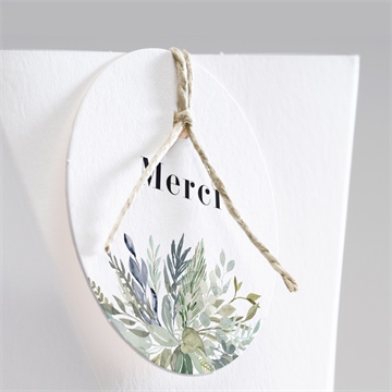 Boîte surprise mariage délicatesse d’aquarelle - Détail de la boîte