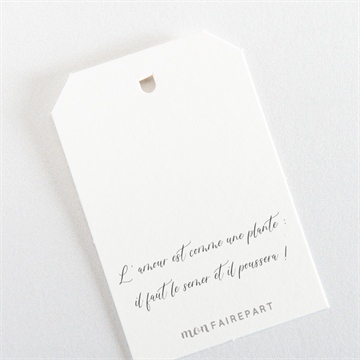 Etiquette mariage délicatesse d’aquarelle - Mise en situation