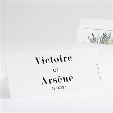 Marque-place mariage délicatesse d’aquarelle