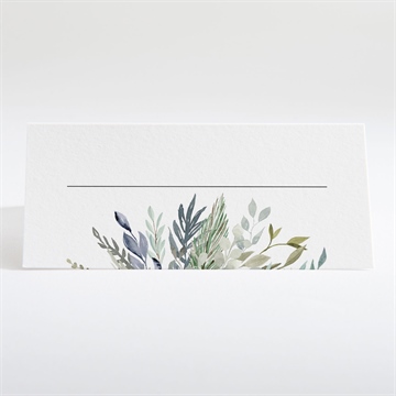 Marque-place mariage délicatesse d’aquarelle - Dos du marque-place