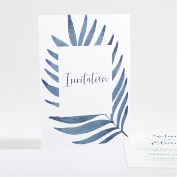 Carton d'invitation mariage evasion