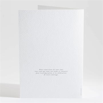 Livret de messe mariage evasion - Dos du livret