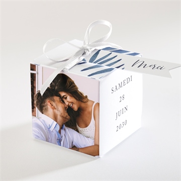 Boîte de dragées mariage evasion