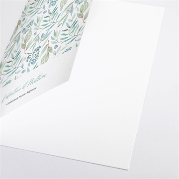 Livret de messe mariage délicat - Détail du livret