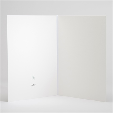 Livret de messe mariage délicat - Intérieur du livret