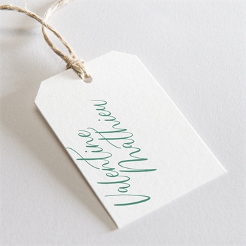 Etiquette mariage délicat