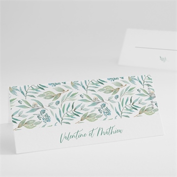 Marque-place mariage délicat