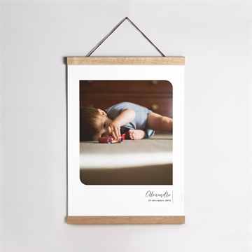 Affiche naissance notre coeur