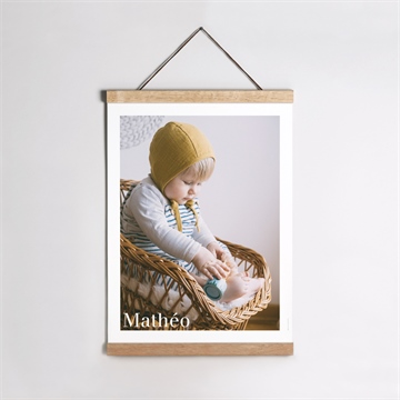 Affiche naissance absolu moderne