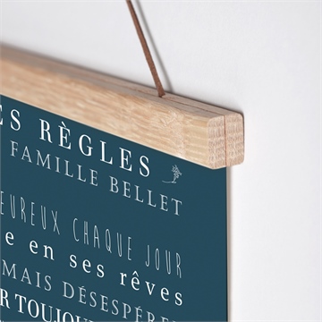 Affiche naissance pêle mêle - Détail de l'affiche